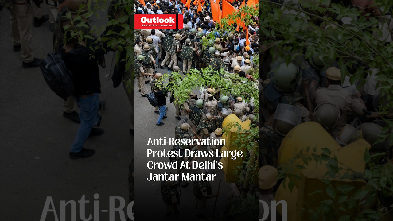 Police And RAF Deployed As Protesters Gather Against Caste-Based Reservation