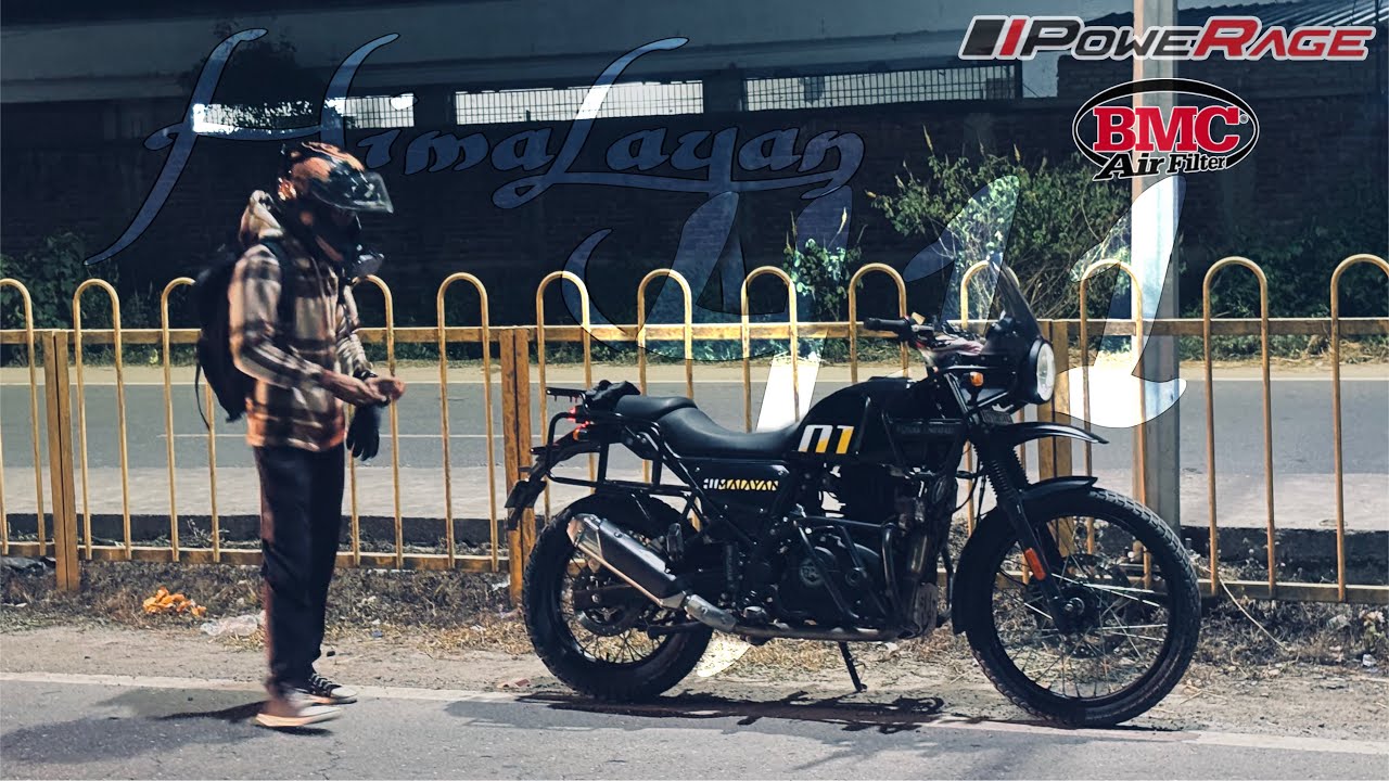 Himalayan 411 2023 | Pov night Speed Run with Raw sound | Powerage Exhaust | Bmc Air filter | 4k