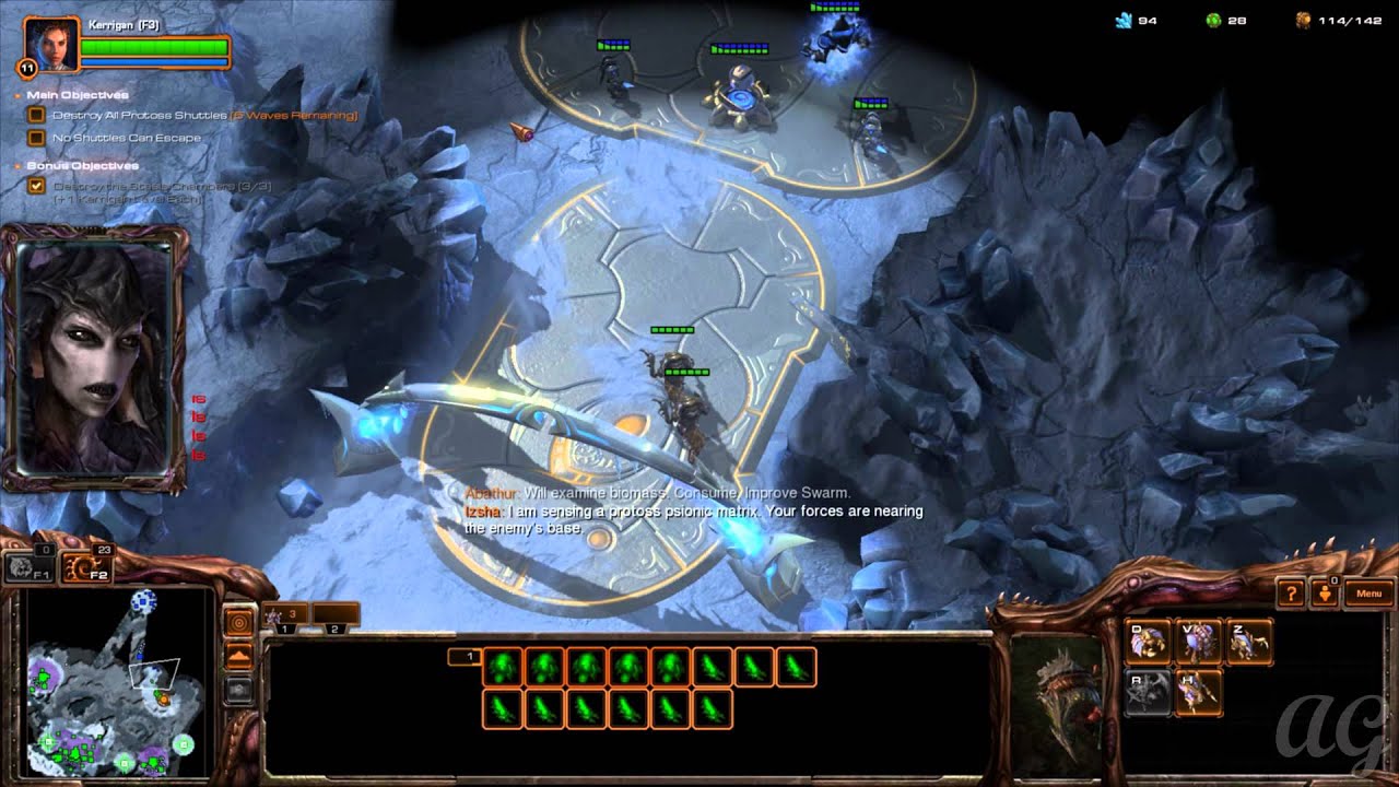 Starcraft 2: Heart of the Swarm - No Commentary Walkthrough 1080p HD Mission 5