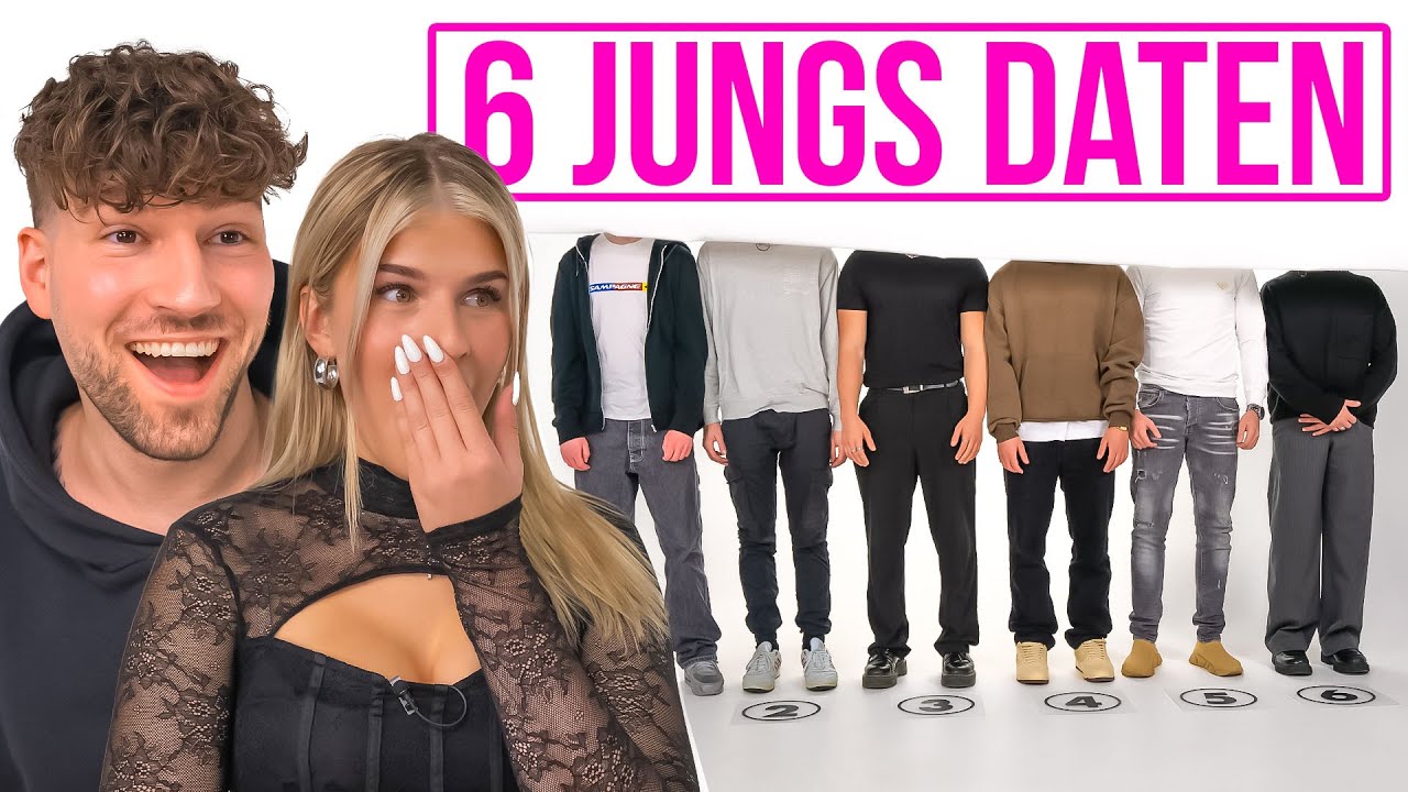 6 JUNGS BLIND DATEN! 💔 mit Sophie