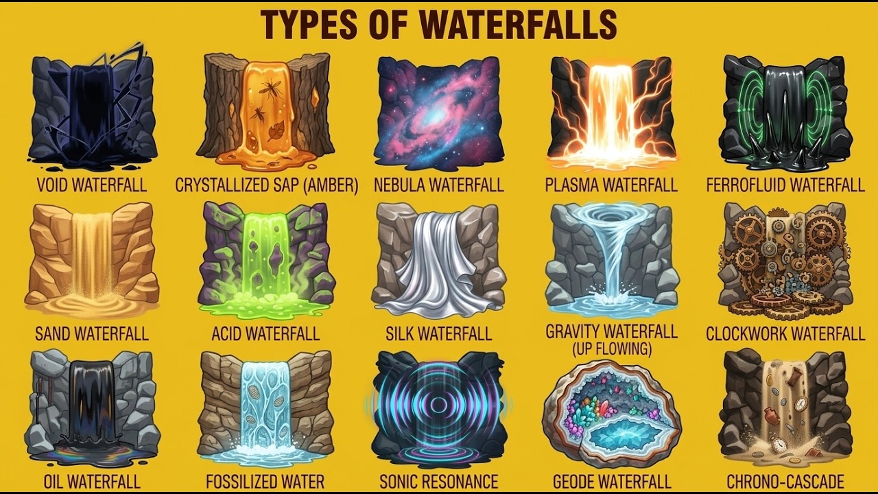 Unnatural Flow: 15 Waterfalls That Break Reality
