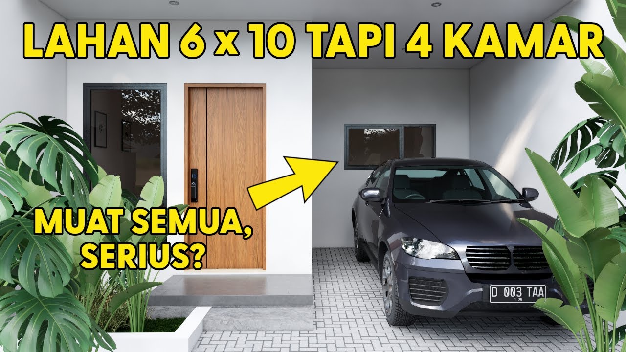 Gak Nyangka Rumah 6x10 Bisa Senyaman Ini!