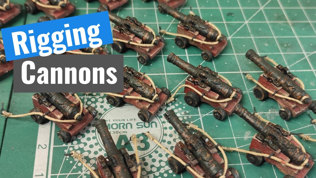 Santisima Trinidad - Part 37 - Rigging the cannons