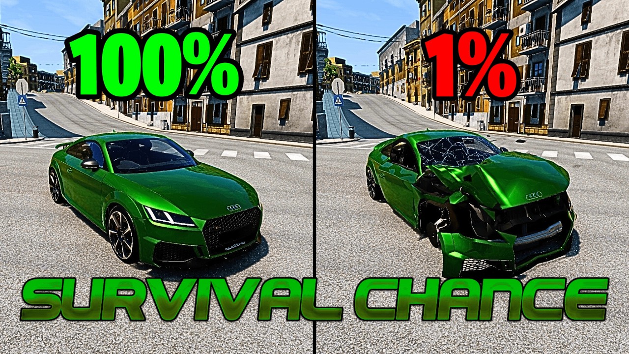 Realistic Survival Chance Crashes #122 | BeamNG.drive