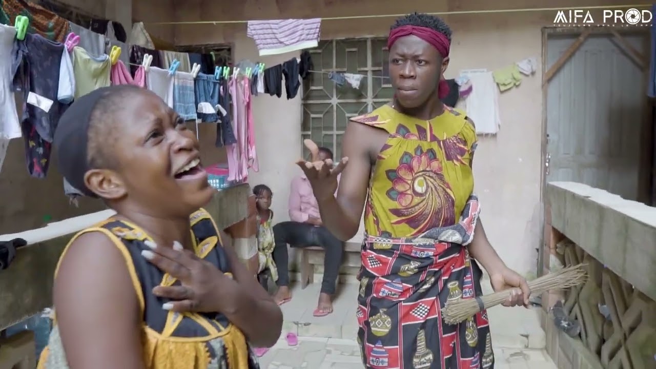 Aude Esther Officiel  et sa voisine Maa Jacky 'est le feu labas &agrave; Douala🇨🇲🇬🇦🔥
