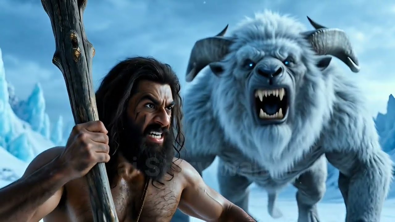 बड़े से जानवर ने कर दिया हमला क्या आदमी बच पाएगा 😈#ai #trending #viral #viralvideo 