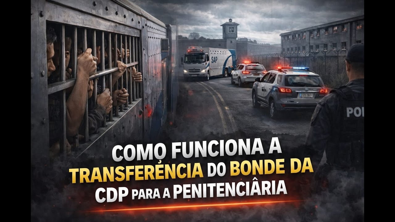 TRANSFERENCIA DE PRESOS! COMO É A ROTINA DO BONDE DO CDP PARA UMA PENITENCIÁRIA?