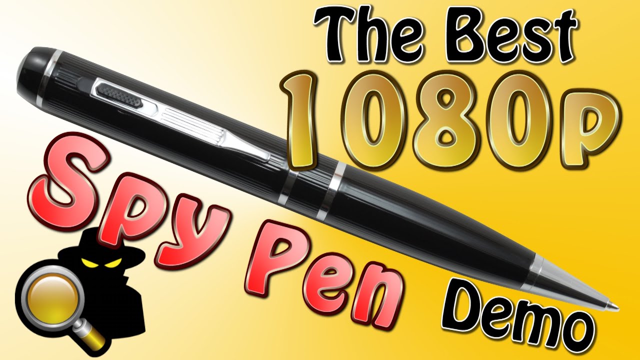 The Best 1080p Spy Pen Camera Demo