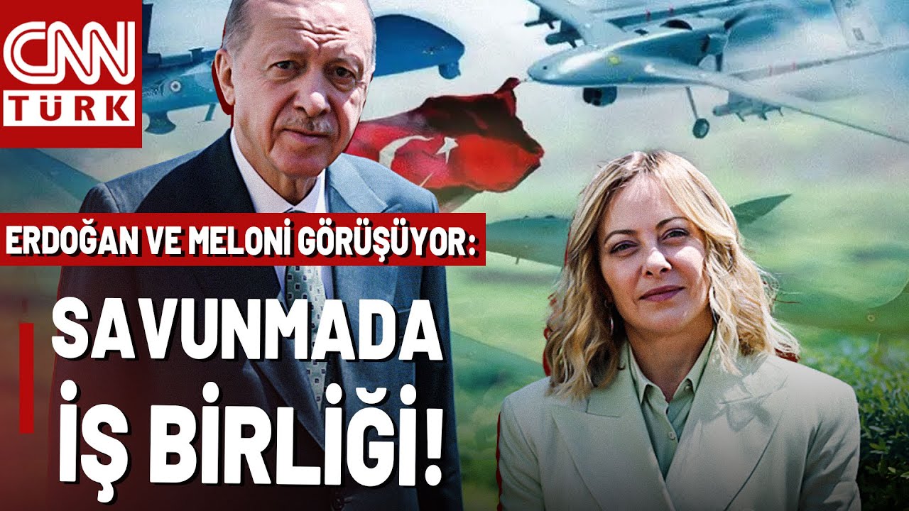 Savunmada Türk-İtalya İş Birliği: Meloni, Erdoğan'a 