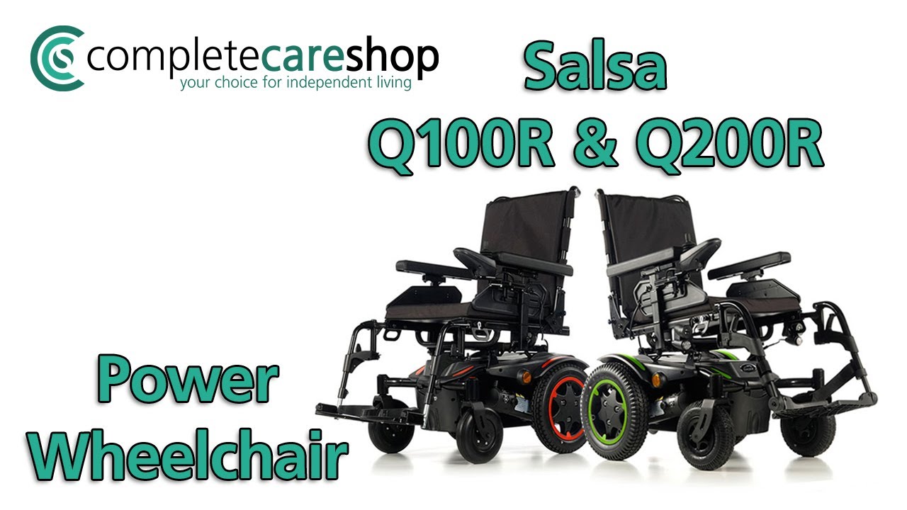 Salsa Q100R & Q200R Power Wheelchair - Ultra-Compact Whilst Delivering Maximum Stability And Agility