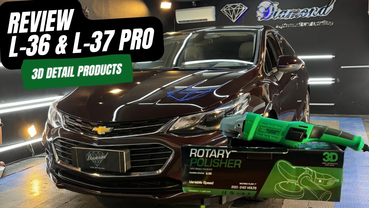 Sirven las pulidoras de 3D? Review Pulidoras L-36 Rotativa - L- 37 Pro  Roto Orbital.  Car Detail.