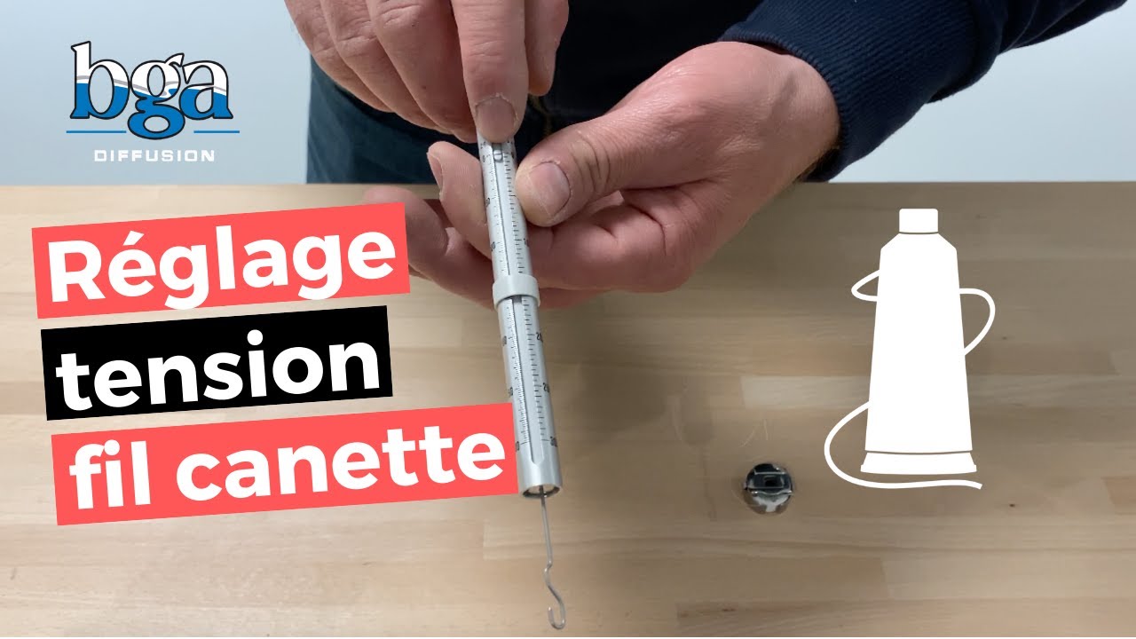 Réglage de la tension du fil canette sur machine à broder Barudan