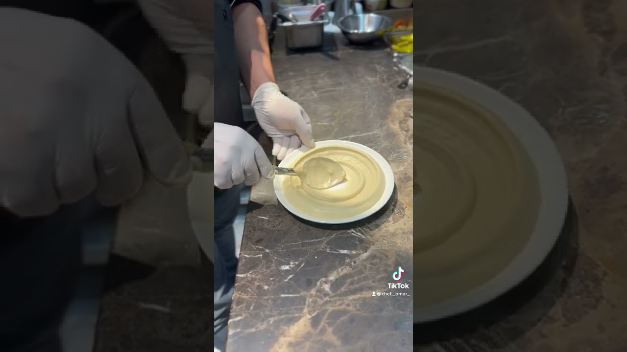 رسم صحن الحمص في بيتك