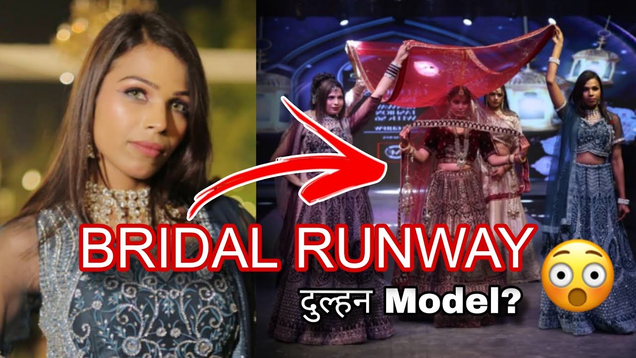  First Bridal Runway Fashion Show 😍 Runway show mein kya kya hota hai Full vlog ✨@secret_model2025 