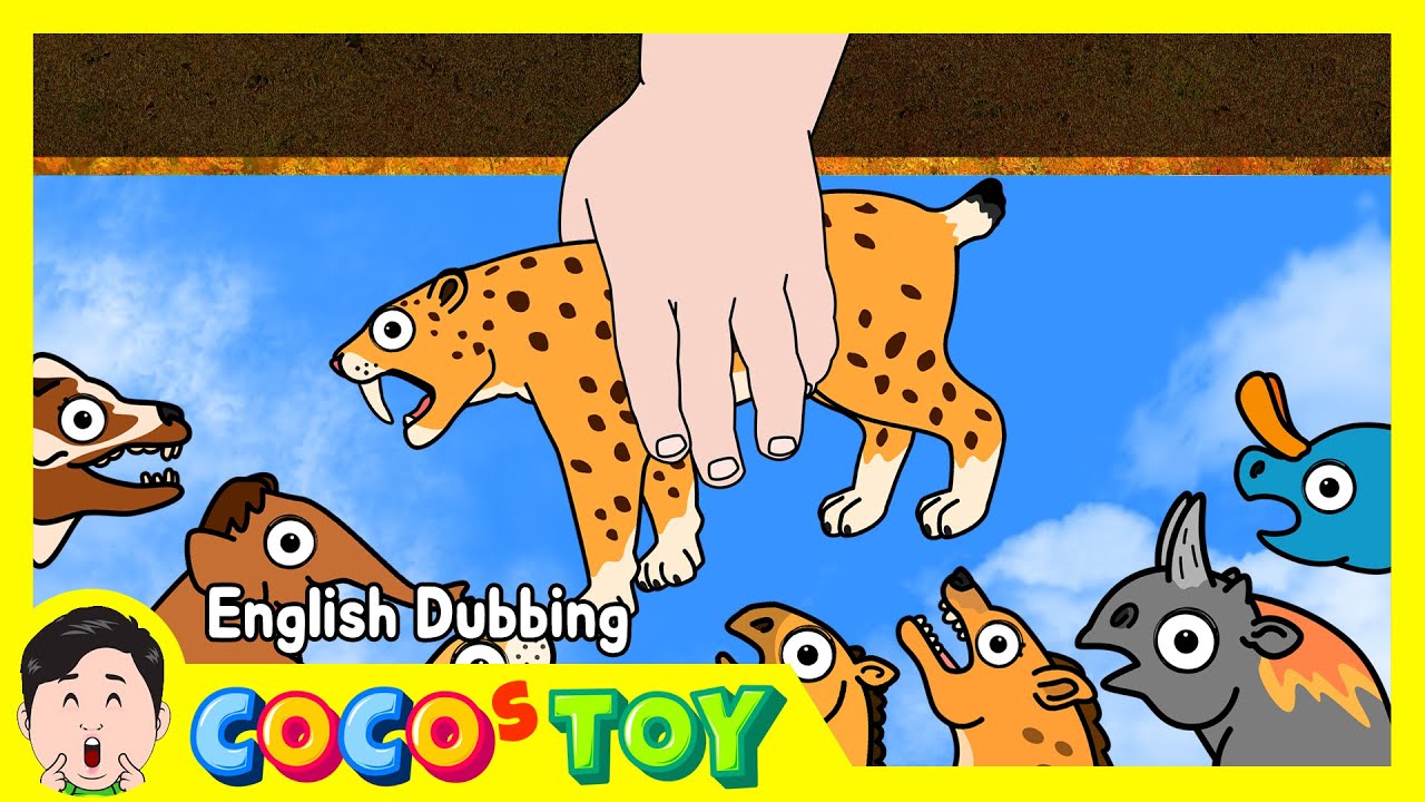 En Dubbing｜Cenozoic animals live in the front yard of my house!｜Cenozoic animals｜CoCosToy