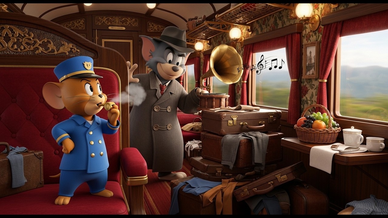 Tom and Jerry: Fast Train Frenzy 🚂🔥Inspired by Tom and Jerry 🐱🐭