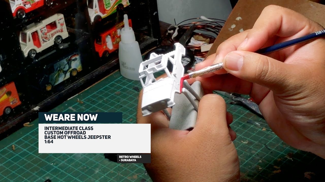 Intermediate Class Custom Offroad Diecast Tutorial with Mr Atyd Pradana (Hot Wheels Jeepster)