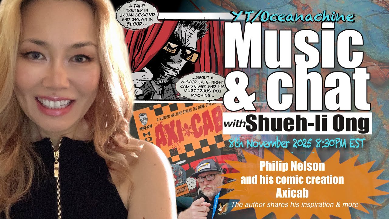 S6E6 Philip Nelson, shares the launch of his passion-project comic book Axicab, on 