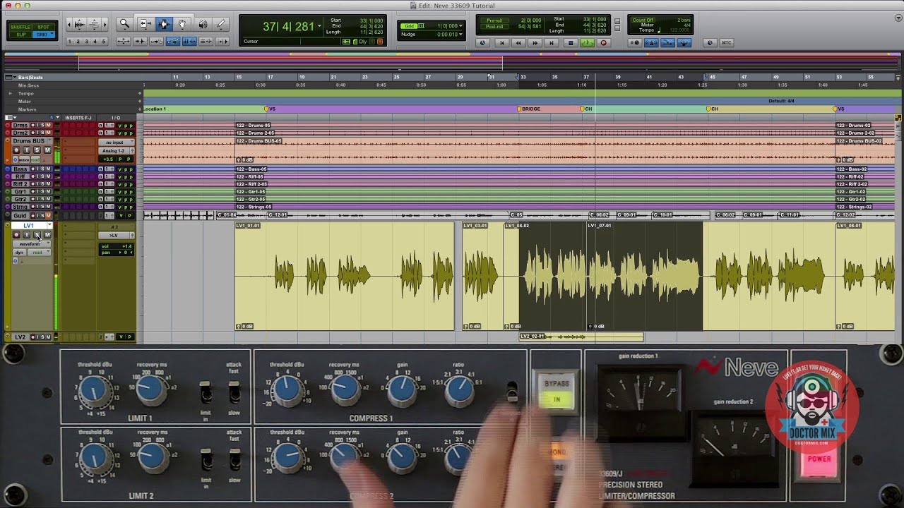 Mixing Vocals With The Neve 33609JD Compressor