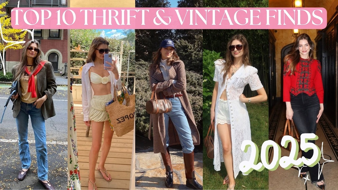 MY 2025 TOP 10 THRIFT & VINTAGE FINDS I WILL NEVER GET RID OF