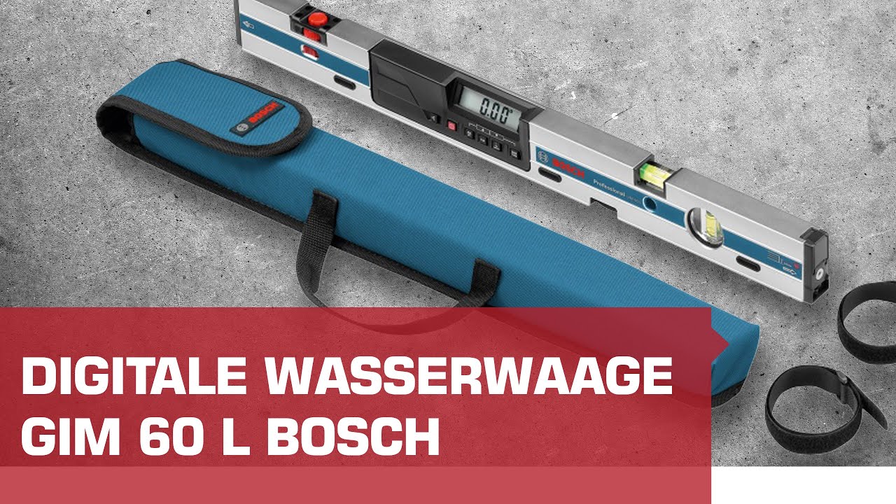 Bosch GIM 60 L Professional Digitaler Neigungsmesser / Wasserwaage - LAYER-Grosshandel #kannmehr