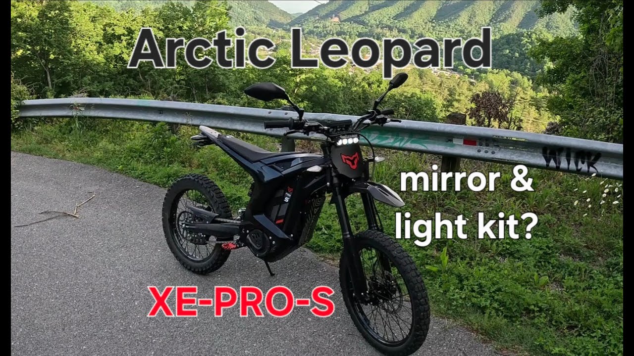 Arctic Leopard XE-PRO-S Electric Dirt Bike Motorcycle, Street Legal Kit #streetlegal #surron #emoto