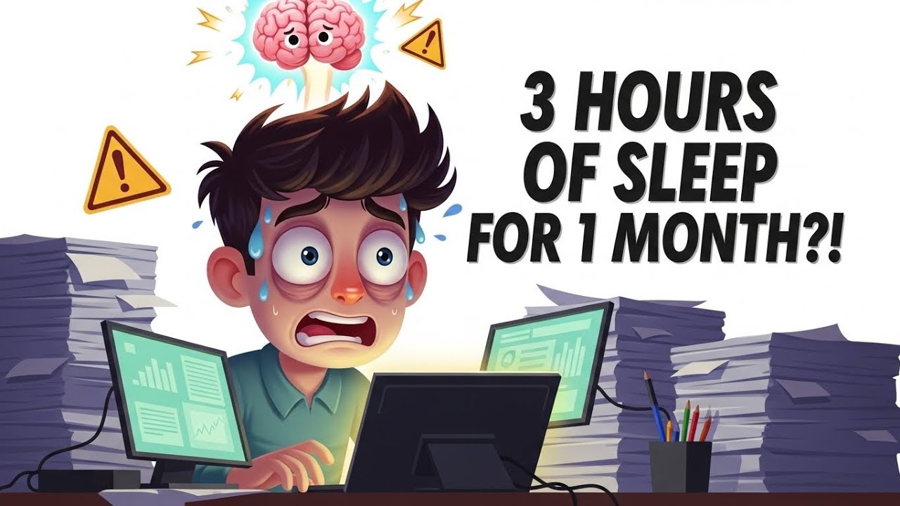 What REALLY Happens to Your Brain with Only 3 Hours of Sleep