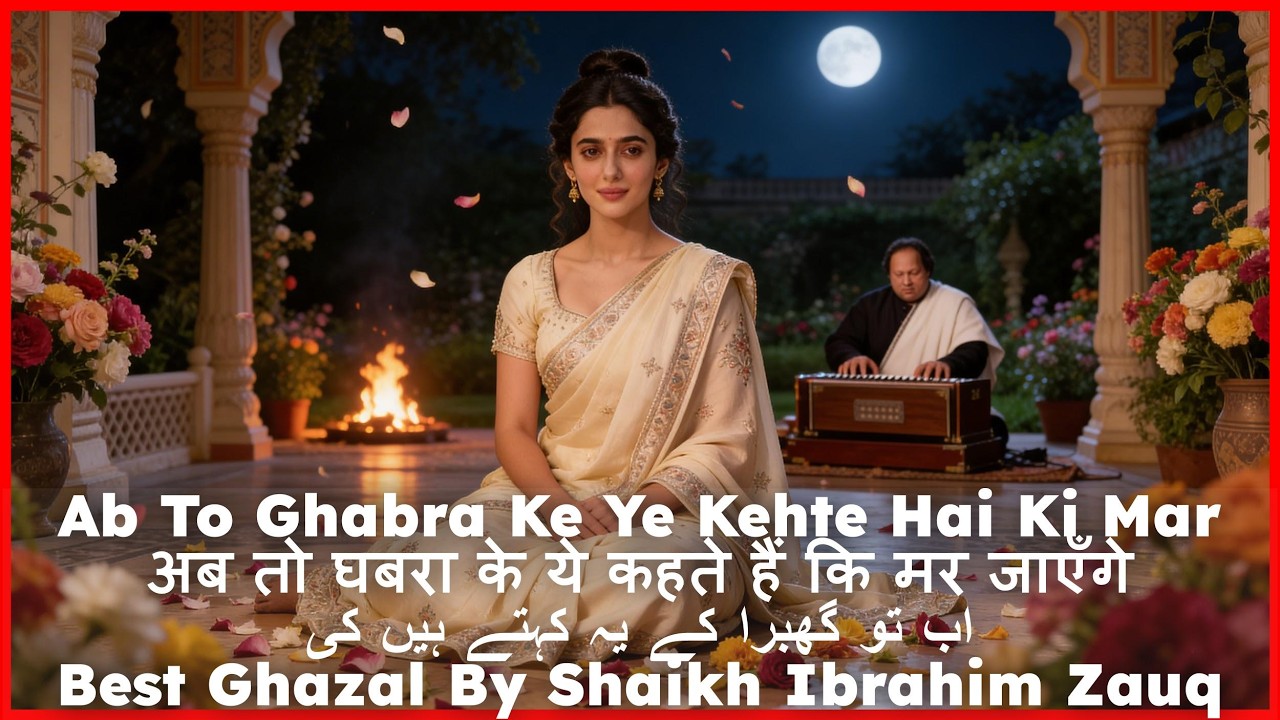 Ab To Ghabra Ke Ye Kehte Hai Ki • Best Ghazal • Shaikh Ibrahim Zauq • अब तो घबरा के ये कहते हैं कि