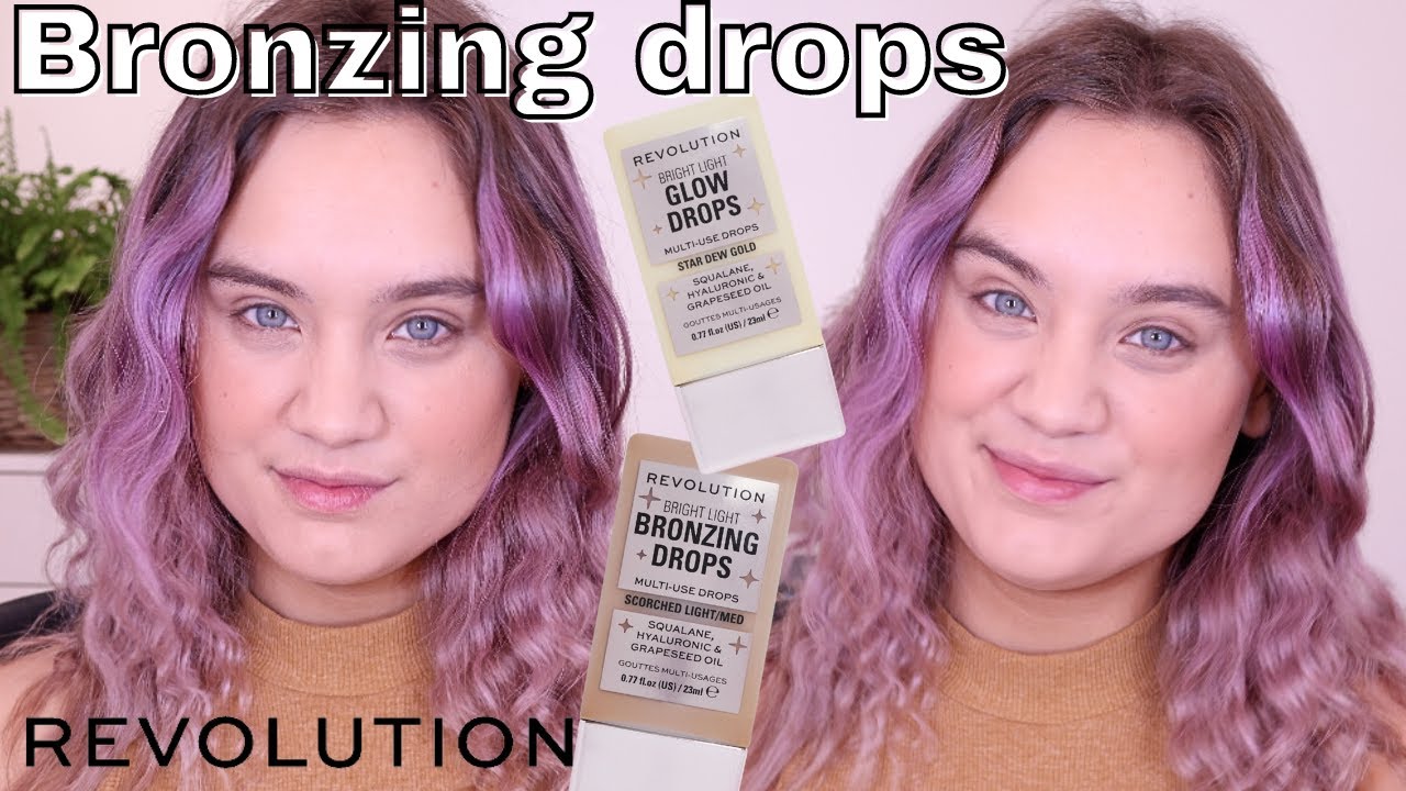 NEW REVOLUTION BRONZING DROPS TRYING THE NEW REVOLUTION BRONZE, BLUSH AND HIGHLIGHT DROPS