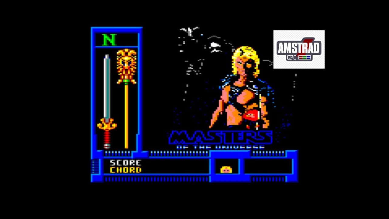 Amstrad Cpc - Masters Of The Universe The Movie Serve Dannatamente Una Mappa!! (Real Hardware)