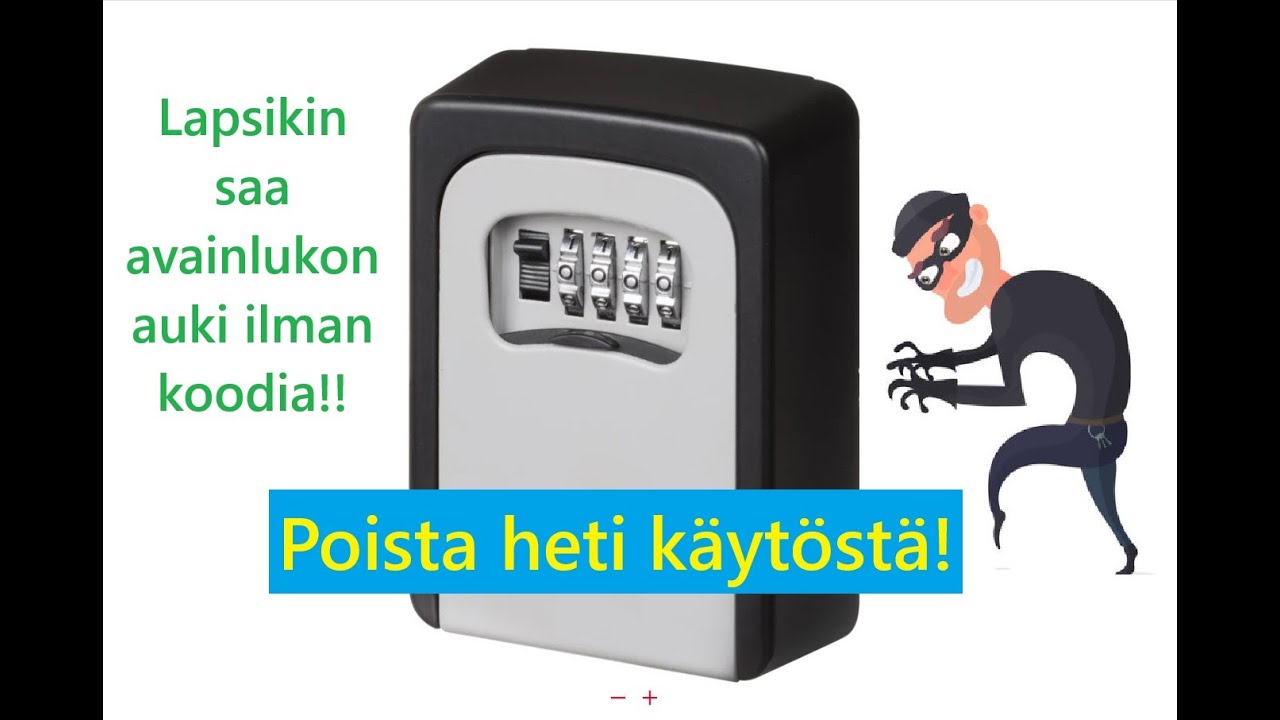 Avainpiilo auki ilman koodia!
