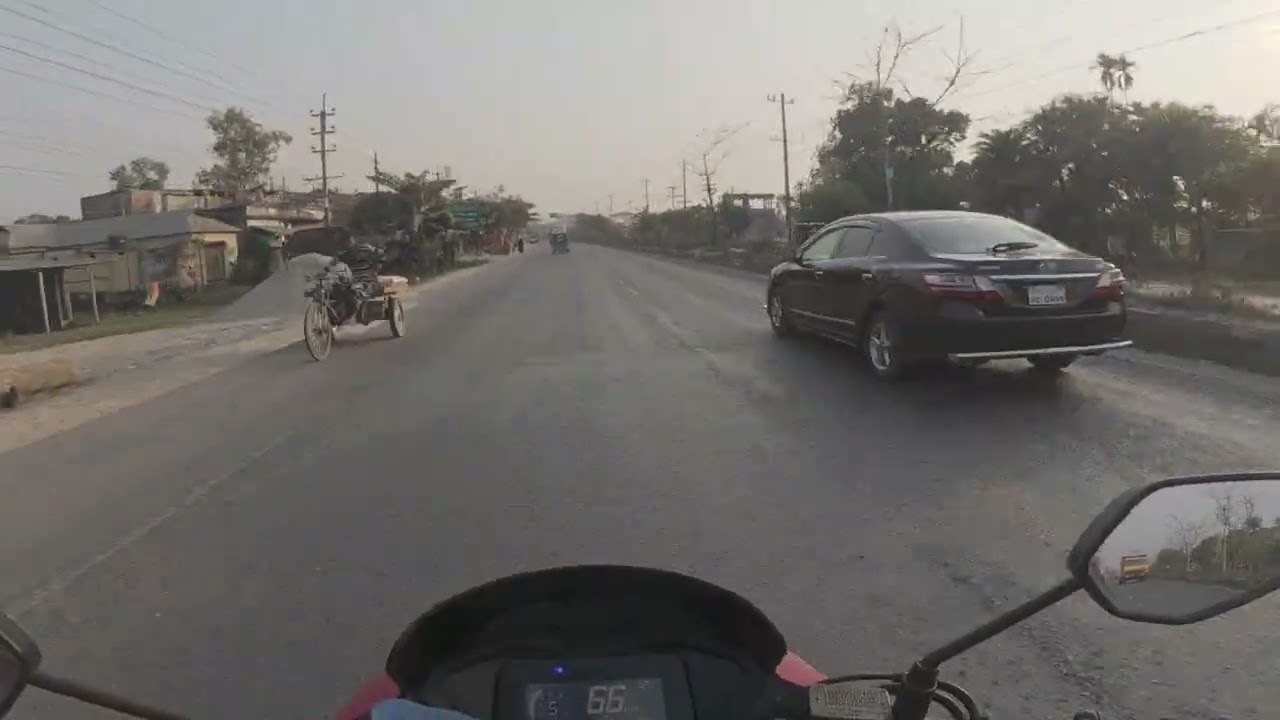 Mymensing Tour by bike PLC  moto Ride