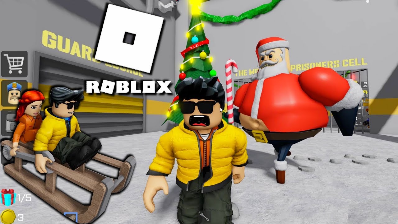 ROBLOX, BARRY'S CHRISTMAS ESCAPE, BARRY'S PRISON RUN OBBY CHRISTMAS