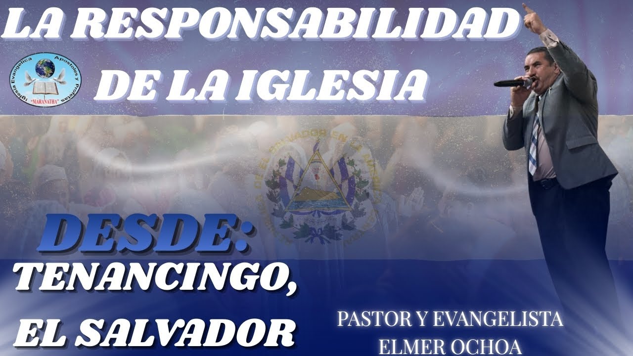 Pastor Y Evangelista Elmer Ochoa Desde Tenansingo El Salvador