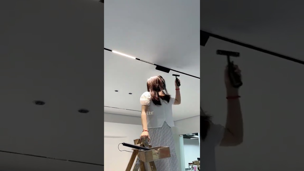 磁吸軌道燈安裝出來的實景效果也太好看了吧 #無主燈設計 #磁吸軌道燈安裝 #磁吸軌道燈推薦