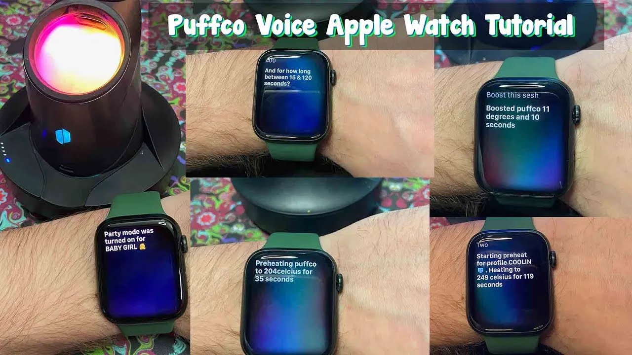 Puffco Peak Pro Apple Watch  Siri Voice Command Tutorial!