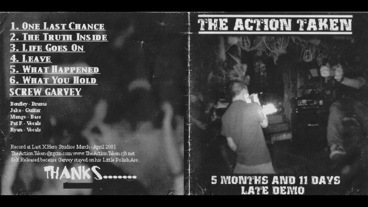 The Action Taken - Demo Discography