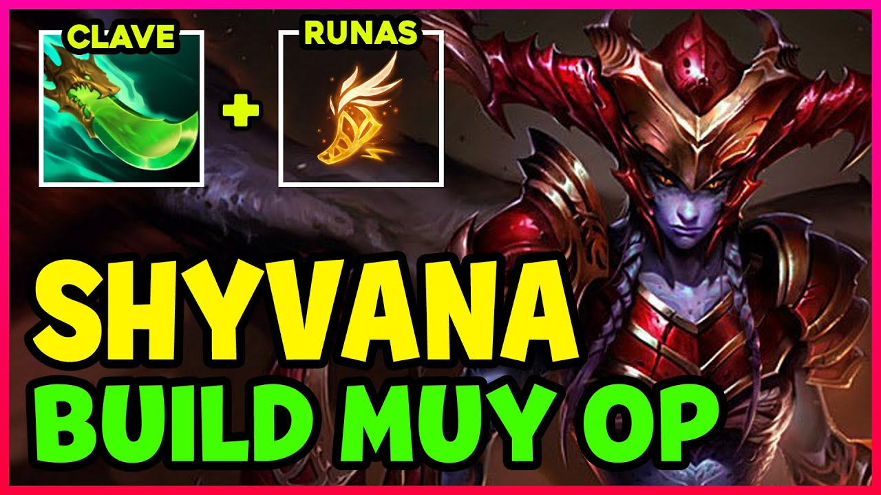 🔥 *MUY FUERTE* COMO JUGAR SHYVANA JUNGLA S14 GUÍA ESPAÑOL | TEMPORADA 14 LOL 2024