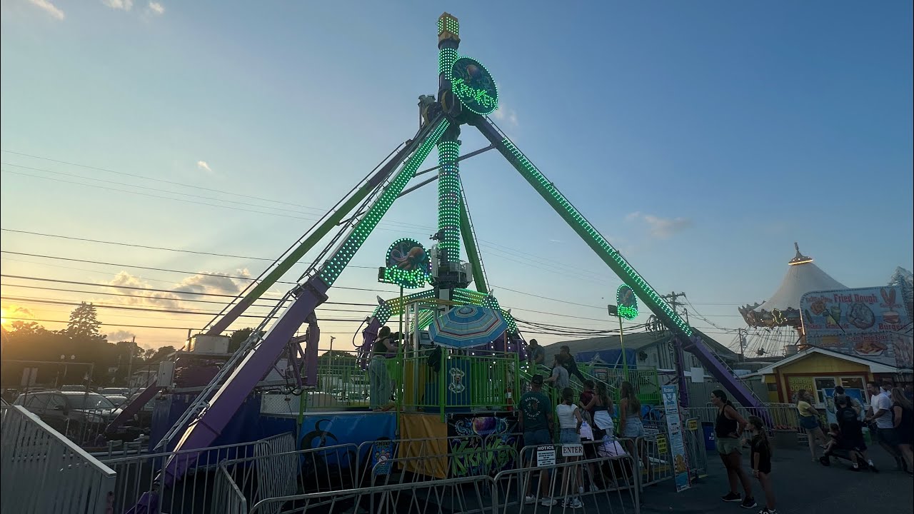 Kraken Off-Ride Footage 2024, Palace Playland (No Copyright)