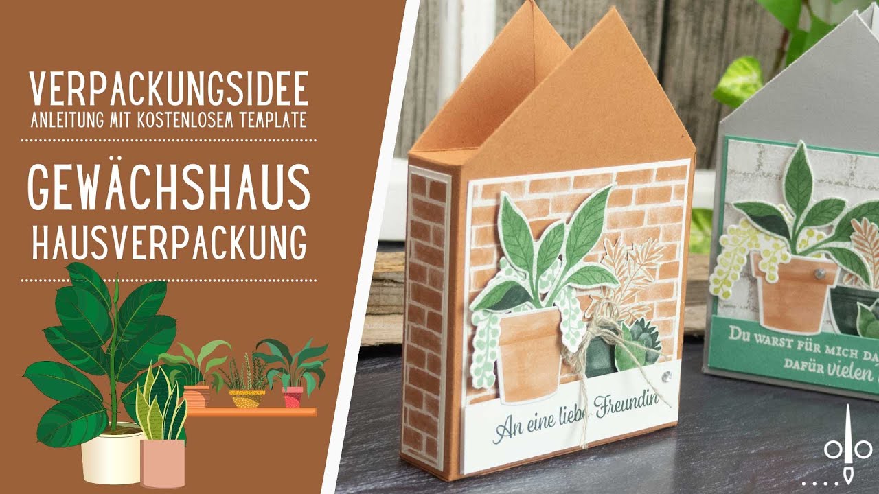 Gewächshaus | Anleitung mit kostenlosem Template | Produktreihe Pflanzecke - Auftakt zur Jungle-Week