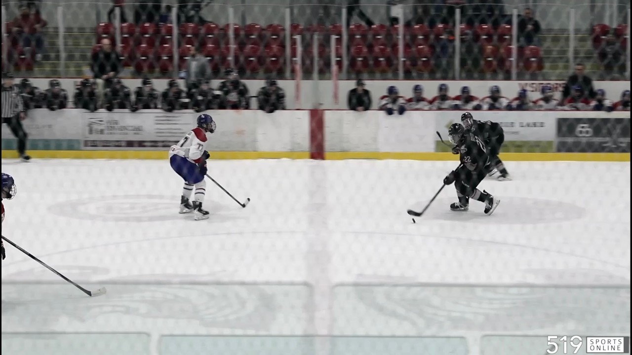 GOHL - Welland Jr. Canadians против Ayr Centennials