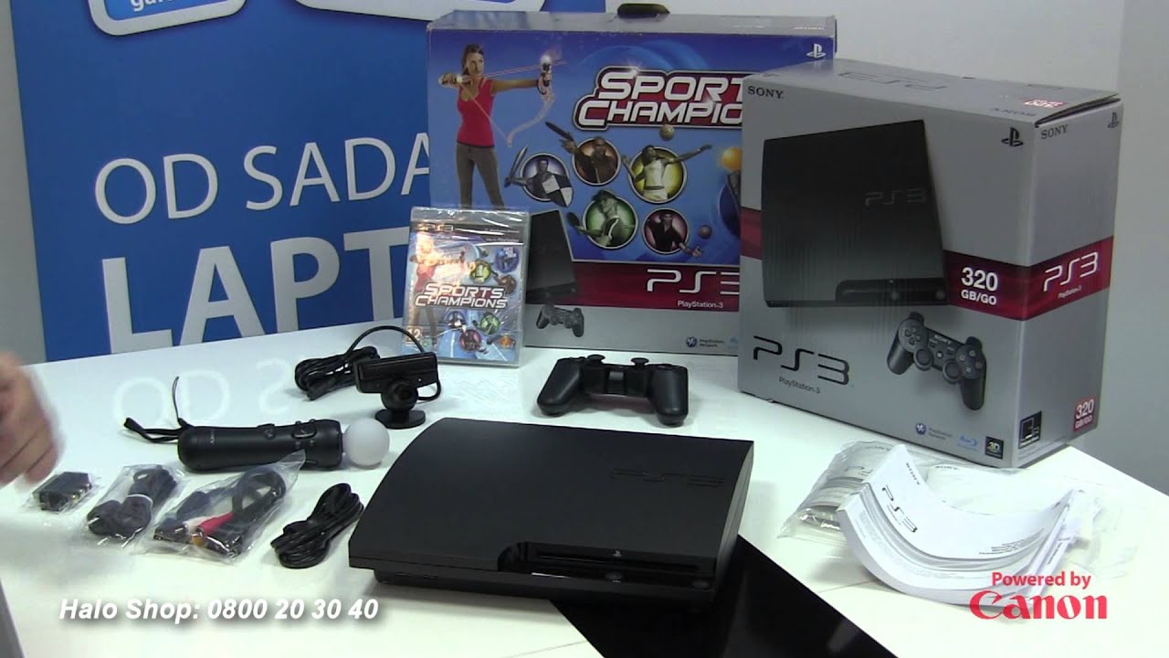 Unboxing Sony PS3 320GB Move Sports