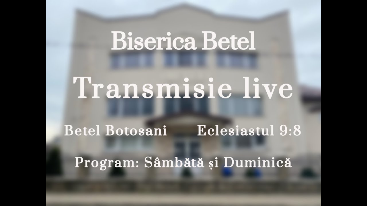 Seară de evanghelizare  - 20.03.2026 - Biserica Penticostala Betel Botosani
