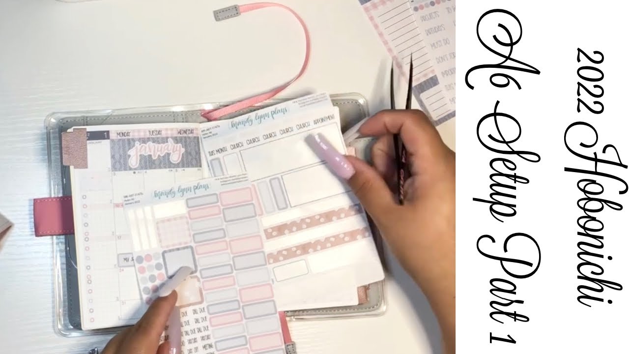 2022 Hobonichi Original A6 Avec SetUp Part 1| January-June | Mandy Lynn Plans