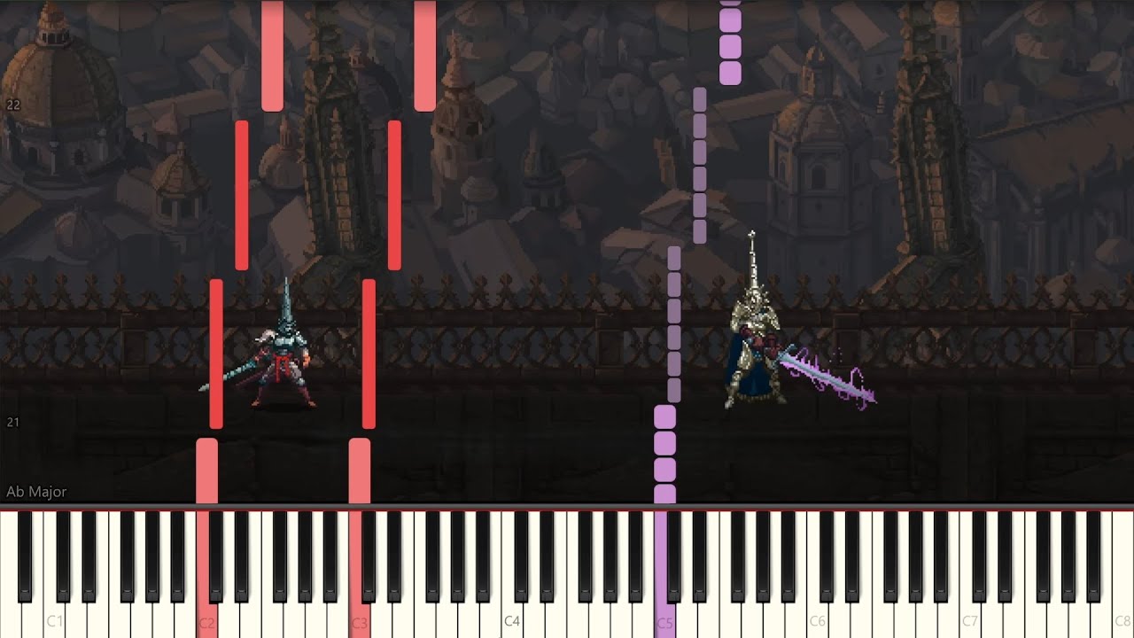 Blasphemous - Su Beso de Plata Redux ⚔️(Crisanta) - piano tutorial