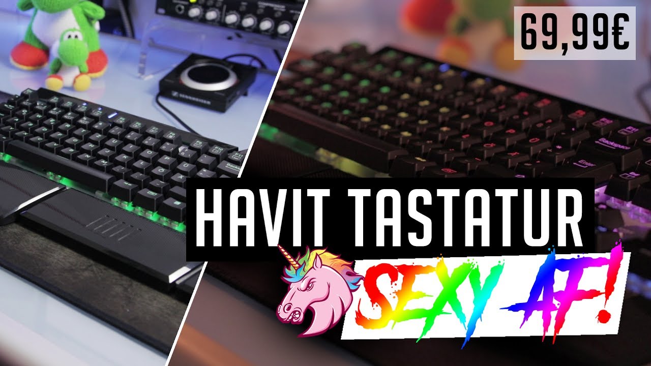 HAVIT Gaming Tastatur - Mechanisch, RGB, SEXY!