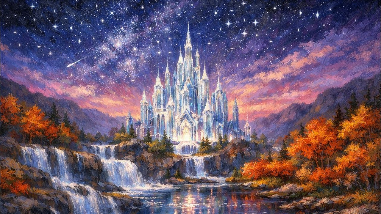 TV INTO ART - fantasy screen for tv - ambient fantasy loop music for 40 minutes 