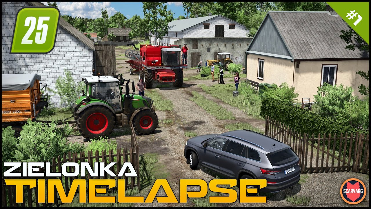🚜 Начинаем с 0 долларов на семейной ферме в долгах ⭐ FS25 Zielonka Roleplay Timelapse
