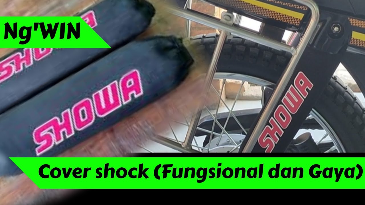 Cover shock Honda Win bikin shock makin awet dan ganteng maksimal