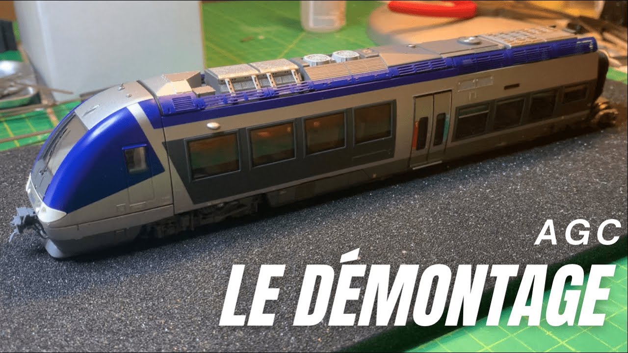 Démontage complet AGC LS MODELS - Automoteur de Grande Capacité -